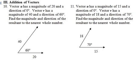 Example Questions 3.10-3.11